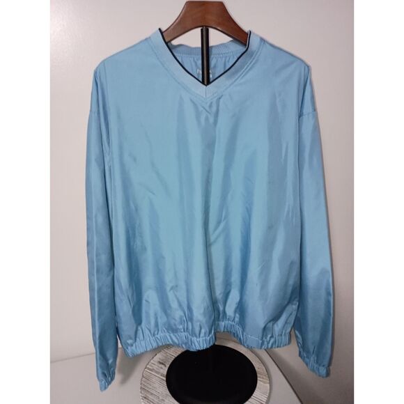 PRO TOUR, Blue Golf Pullover Golf Windbreaker,Men Size L - Picture 1 of 5
